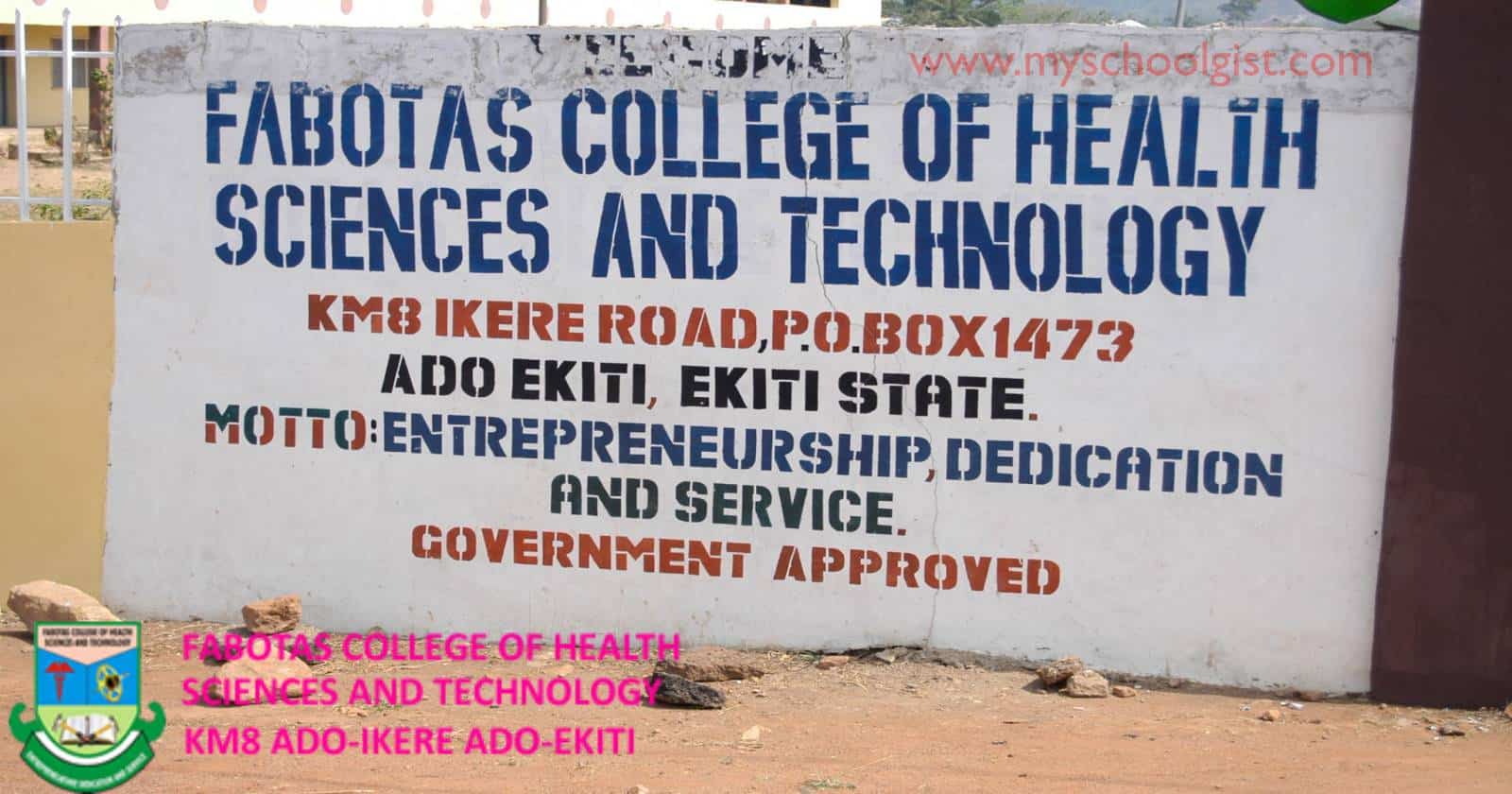 Fabotas College of Health Tech Ado-Ekiti: Batch C Entrance Exam Date 2024/2025