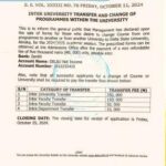 DELSU Inter-University Transfer & Program Change 2024/2025