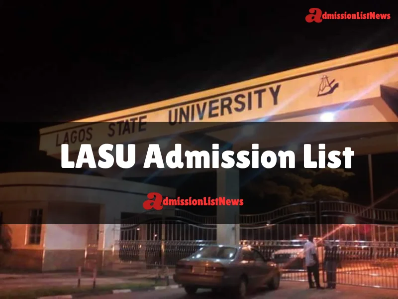 LASU Admission List 2024/2025: Check Your Status Now on School’s Portal